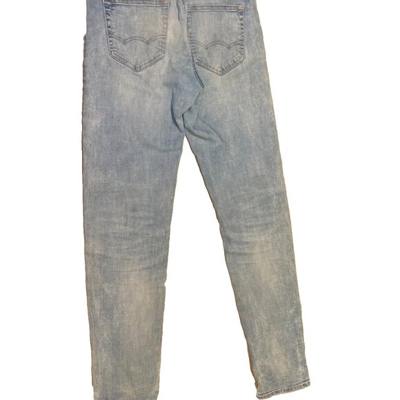 American Eagle Skinny Men's Jeans 30x32 Light Wash Next Level Flex Good Cond - Picture 2 of 8